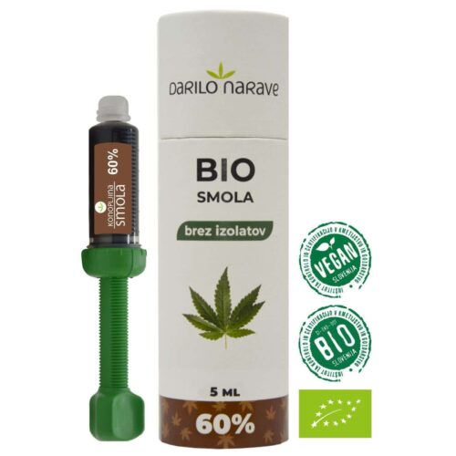 BIO konopljina smola 60%