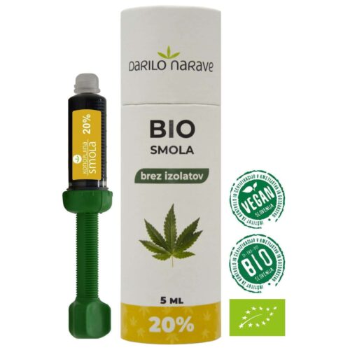 BIO konopljina smola 20%